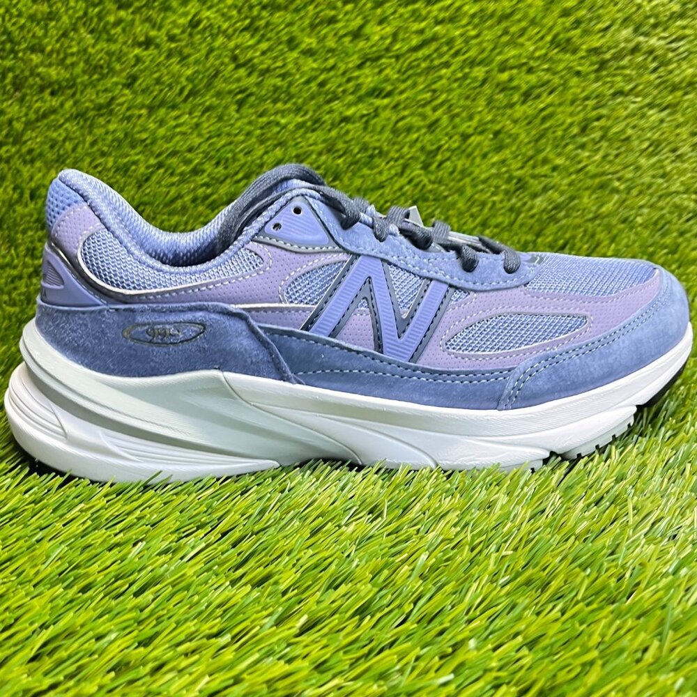 New‎ Balance 990 v6 Mens Size 7.5 Purple Blue Athletic Running Shoes Sneakers